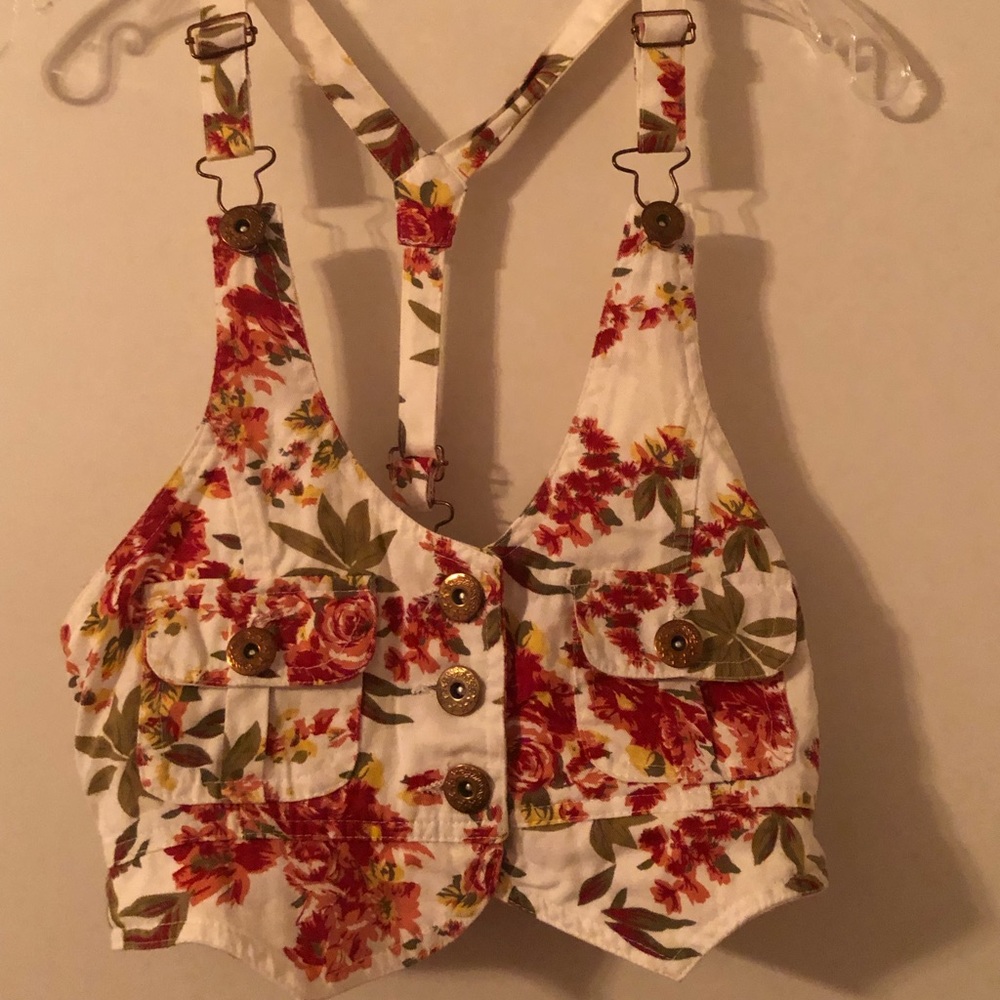 Floral vest